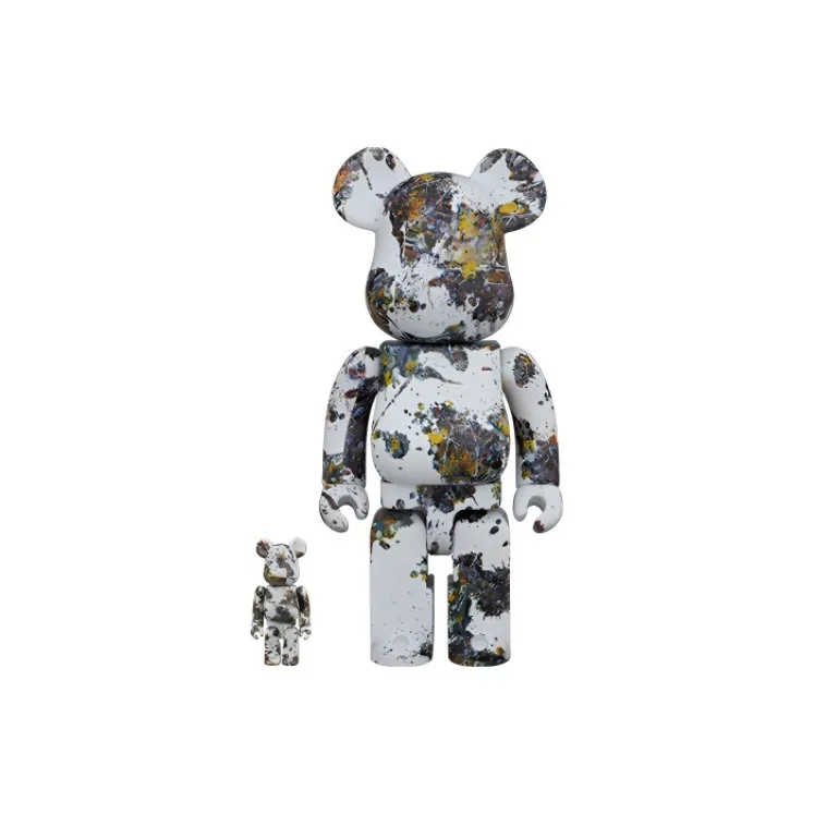 Bearbrick Jackson Pollock Studio(SPLASH) 100% & 400%-0