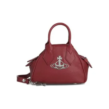 Vivienne Westwood Calfskin One Shoulder Handbag, Crossbody Bag Mini Women's Red