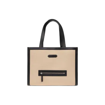 Lanvin Contrasting Trim Top Handle Bag