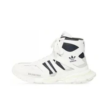 Balenciaga X Adidas Originals Track Forum Sneakers 'White Black'