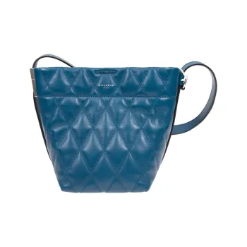 GIVENCHY Cow Leather Bucket Bags Shoulder Bag Crossbody Bag Regular Women's Blue