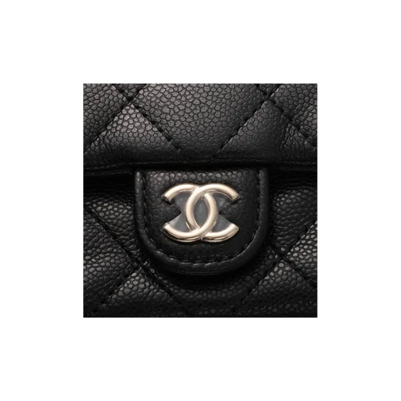 CHANEL Small Duma 23K Grained Calfskin Backpack Black AS4399-4