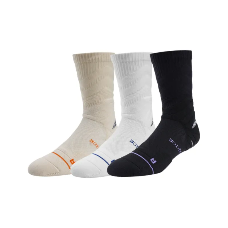 BKCXZICE Player Knee High Basketball Socks Unisex 3 Pack 4 Colors To Choose From-10