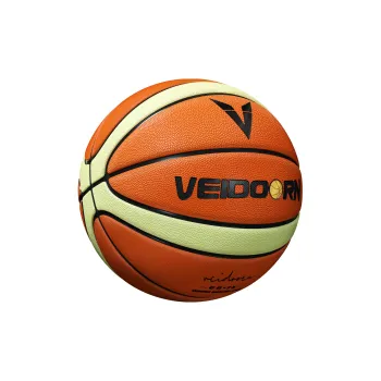 VEIDOORN Microfiber Leather Basketball Orange Size 7 Ball Training Competition Unisex