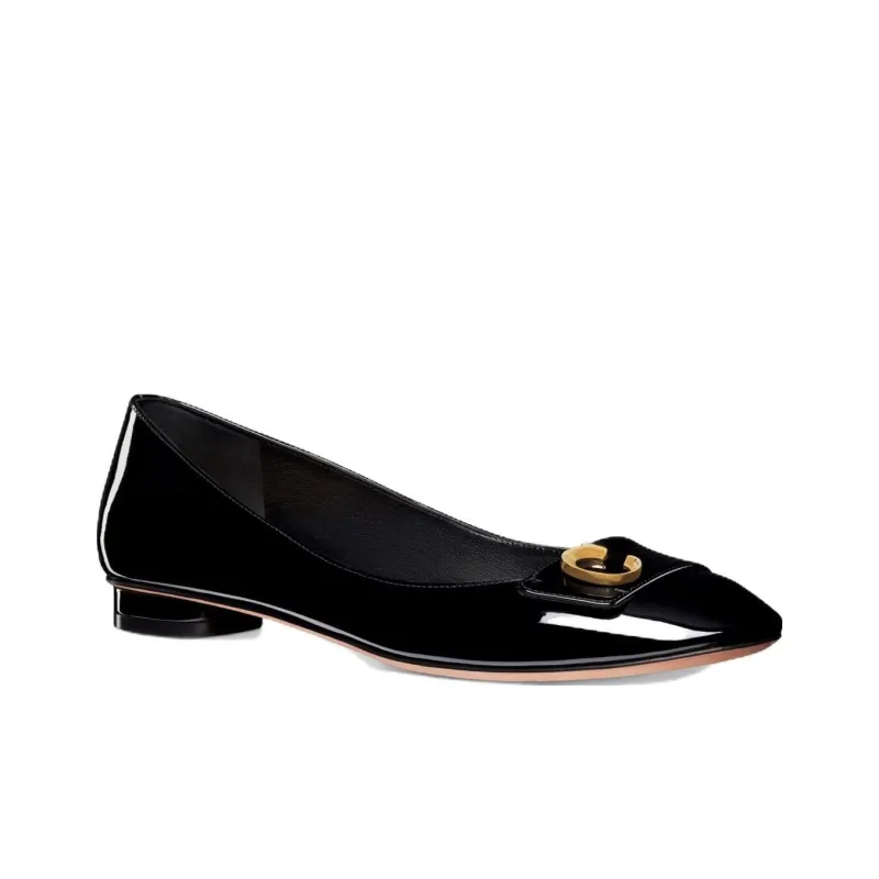 DIOR C'est Dior Women's Casual Shoes Women's Black Gold-2