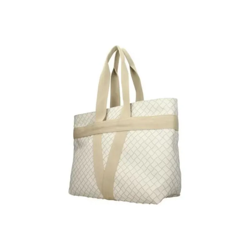 Bottega Veneta Polyurethane Tote Bag, Shopping Bag, Handbag Men's Beige-2
