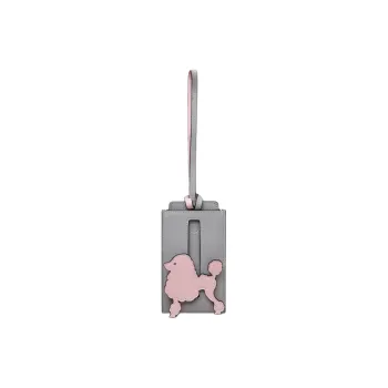 Mulberry Luggage Tags Light Gray & Rose Pink