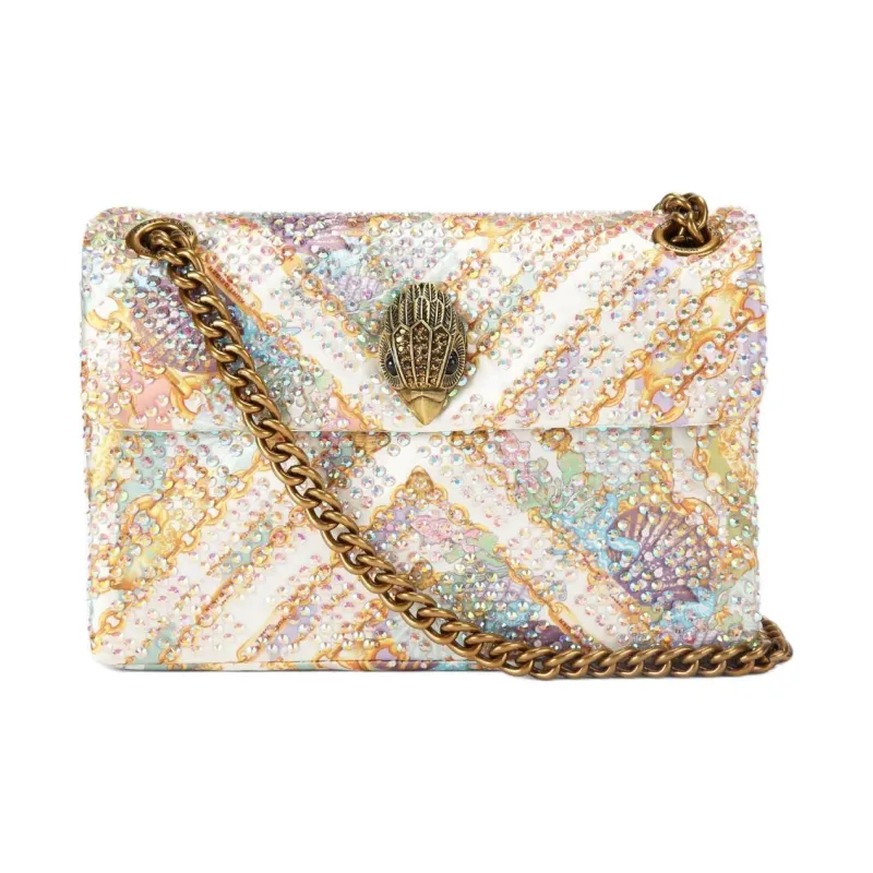 Kurt Geiger London Satin Shoulder Bag Crossbody Bag Mini Women's Cream-0