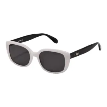 Fakeme Rectangular Sunglasses Unisex White