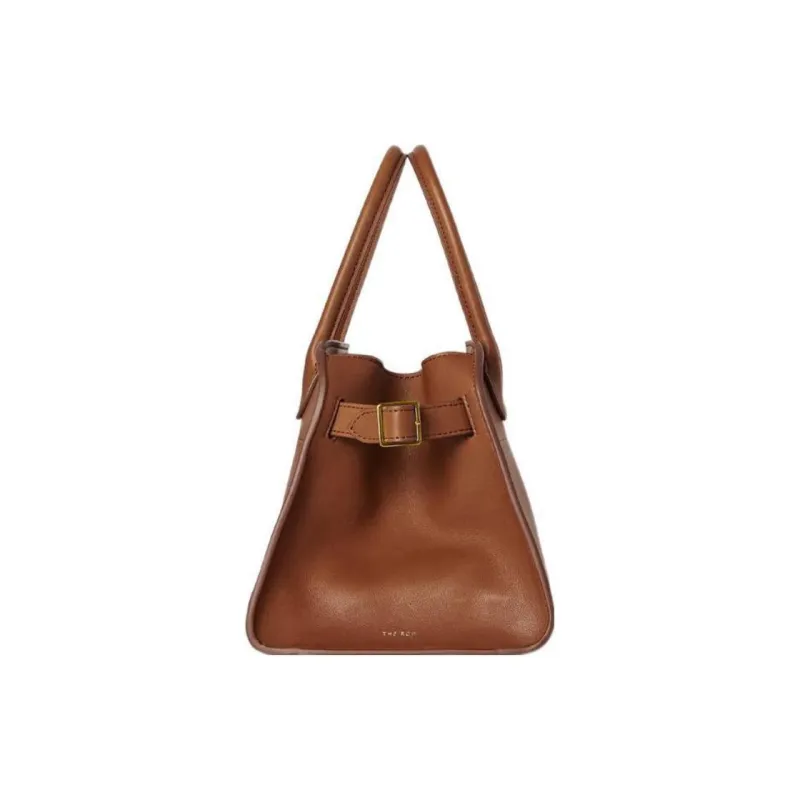 THE ROW Soft Margau Natural Grained Saddle Leather One Shoulder Handbags Regular Women's Brown-1