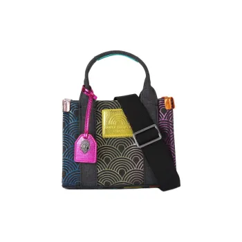 Kurt Geiger London Canvas Bag, Tote Bag, Shopping Bag, Shoulder Bag, Crossbody Bag, Handbag Extra Small Women's Black