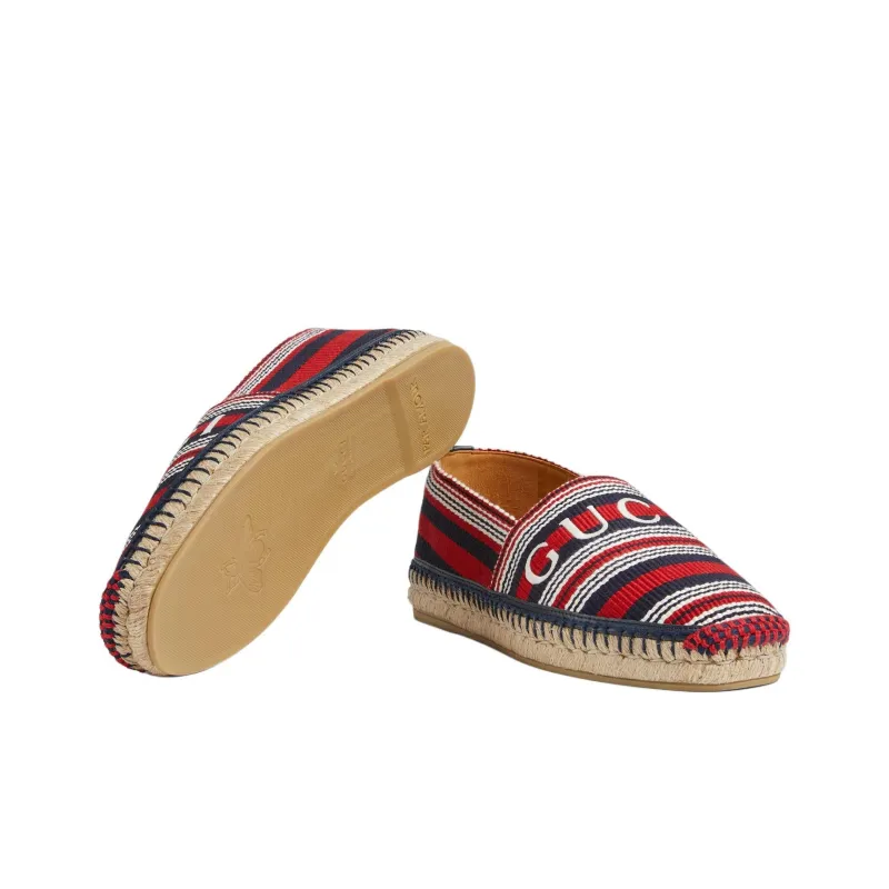 GUCCI Espadrilles Men's Black White Red-5