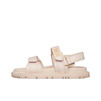 DIOR DiorAct Beach Sandals Women's Quartz Pink