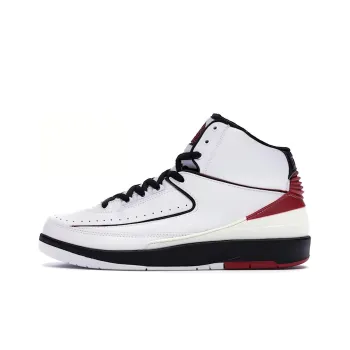 JORDAN 2 Retro White Varsity Red 2004