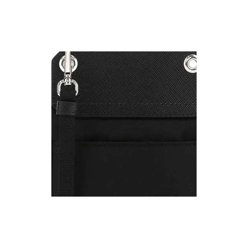 PRADA Re-Nylon Nylon Cell Phone Pouch Men's Black-4