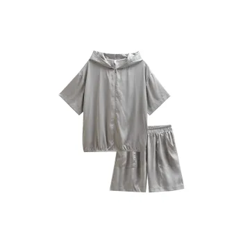 Same Language Pajama Set Women's Cool Gray