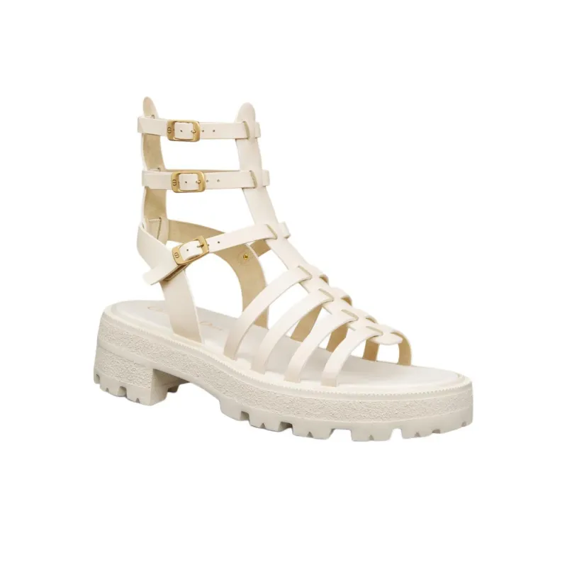 DIOR Bay Roman Sandals Women's White-2