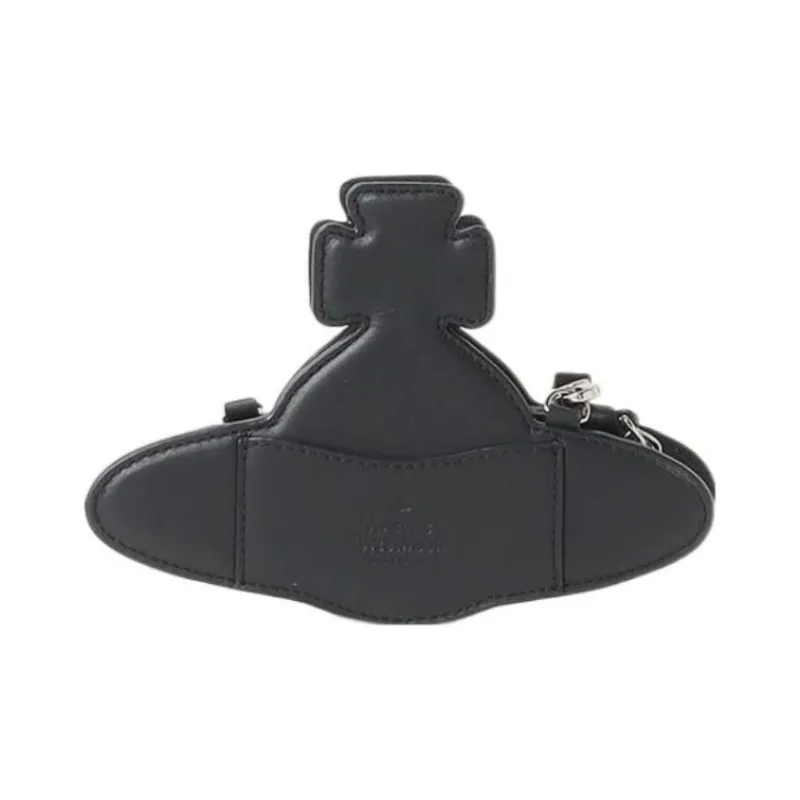 Vivienne Westwood Calfskin Shoulder Bag Men's Black-2