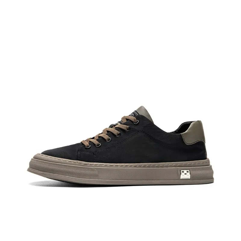 Locke Skateboard Shoes Unisex Low Top Black/Gray-0
