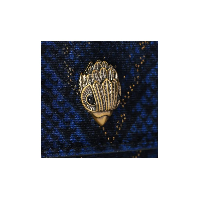 Kurt Geiger London Velvet Shoulder Bag Crossbody Bag Extra Mini Women's Marine Blue-4
