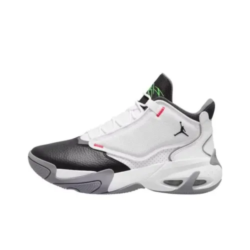 Jordan Max Aura 4 White Black Green Strike