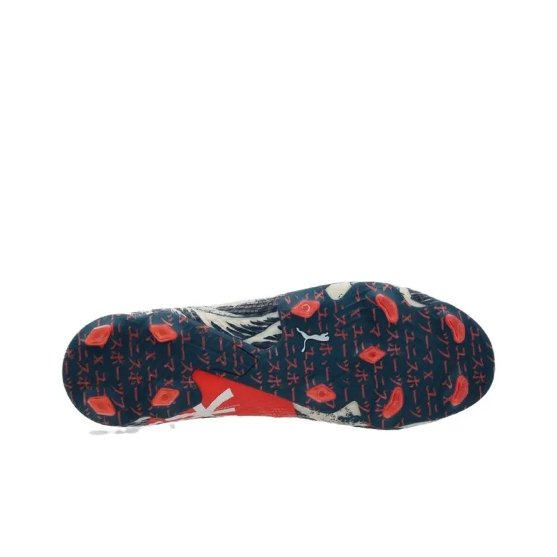 PUMA X Unisport Future 7 Ultimate Fg 'Cream White Blue Red'-6
