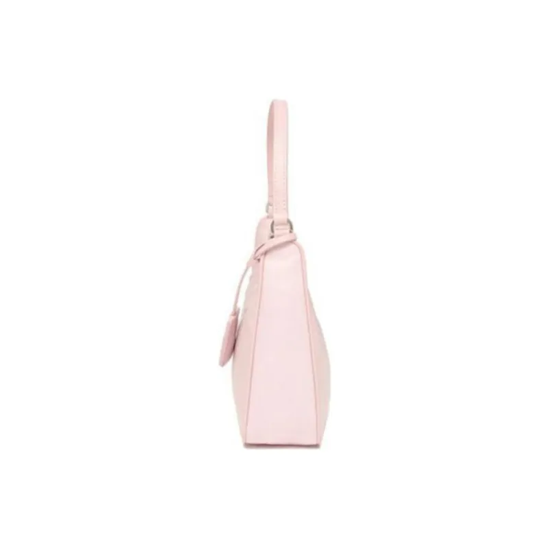 PRADA Saffiano Leather Handbag Shoulder Bag Women's Light Pink-4