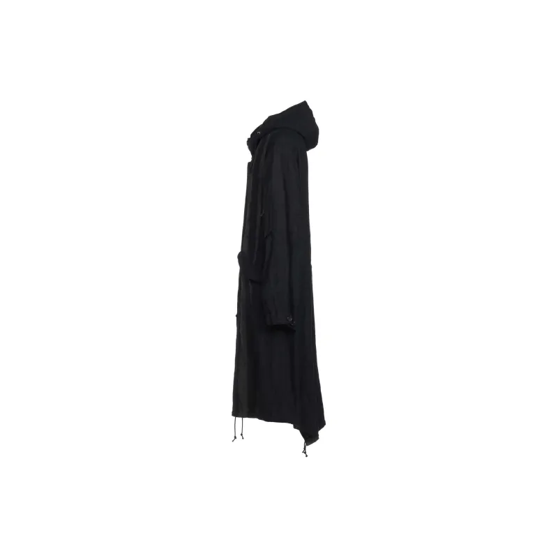 Yohji Yamamoto S'YTE SS24 Coats Unisex Black-2