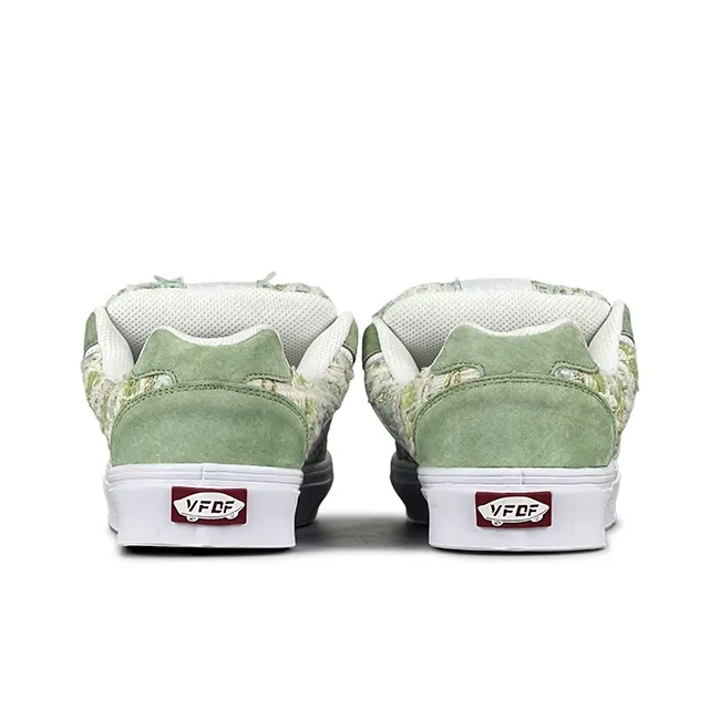 VFDF Chanel Inspired Puffy Shoes Wear Resistant Slip Resistant Low Top Skateboard Shoes Women's Matcha Green-4