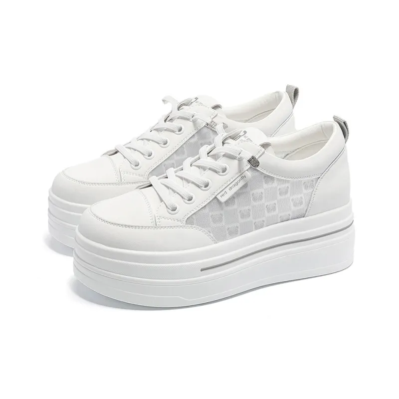RED DRAGONFLY Slip Resistant Waterproof Abrasion Resistant Lightweight Breathable Low Top Skateboard Shoes Women's-2