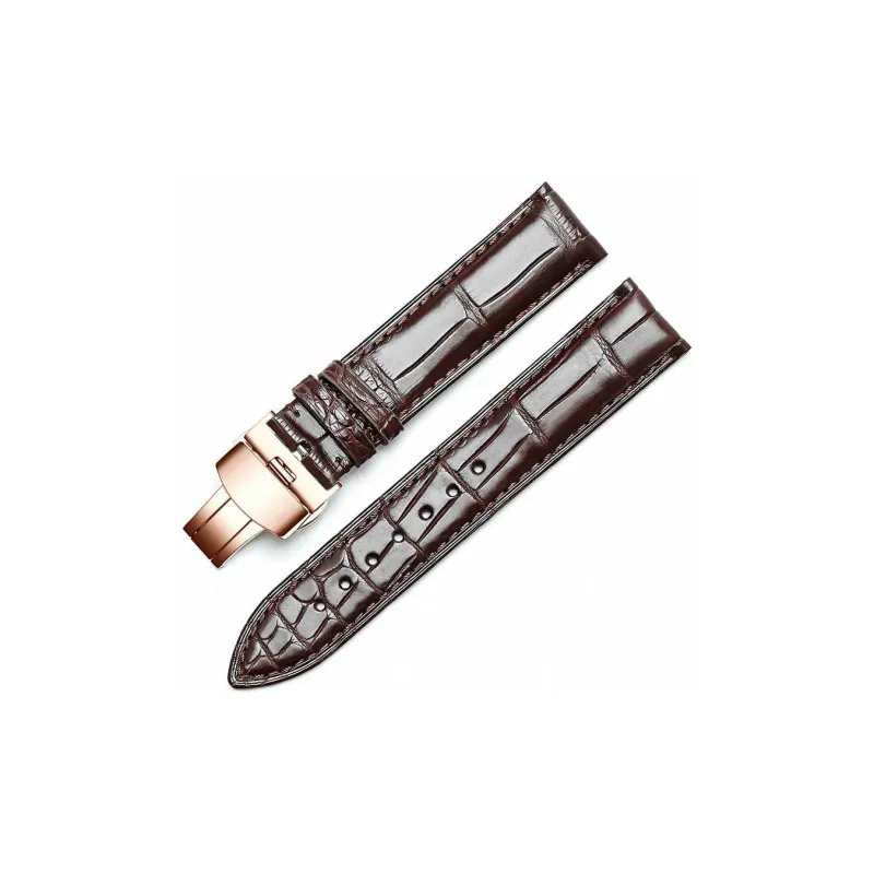 Gangjue Omega Compatibility Watch Band Genuine Leather Material-35