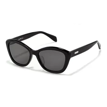 Fakeme Plate Irregular Shape Sunglasses Unisex Black