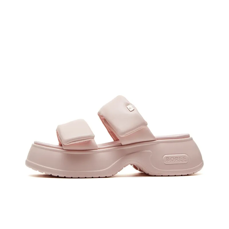BOREE Quiet Slip-Resistant Odor-Resistant Abrasion-Resistant Quick Dry Antibacterial Massage Slide Slippers Women's-2