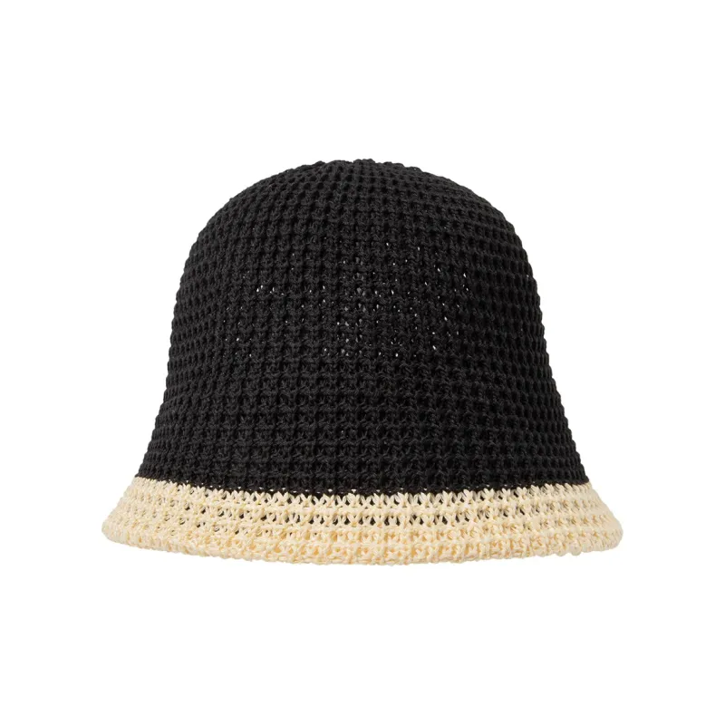 BAIJUAN Straw Woven Polyester Bucket Hats Unisex-4