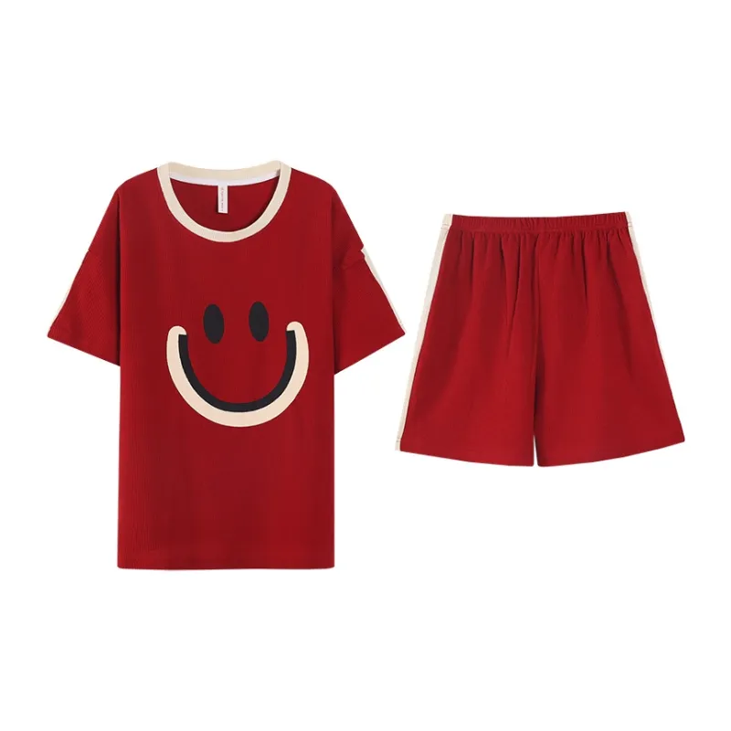 GOSO Pajama Set Women's Red Shades-0