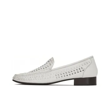 SAINT LAURENT Swann Casual Single Shoes Men's Ivory