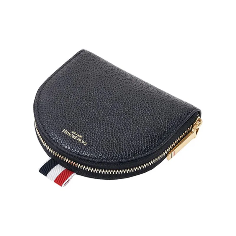 THOM BROWNE· Calfskin Wallet Coin Purse Trumpets Women's Black-1