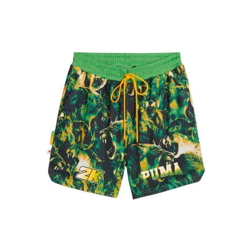 PUMA HOOPS X 2k Casual Shorts Men Green