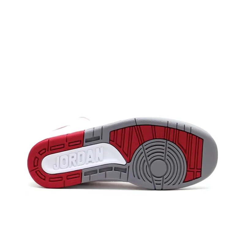 JORDAN 2 Retro White Red 2014 GS-4