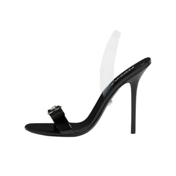VERSACE Gianni Ribbon 110mm Slingback Sandals