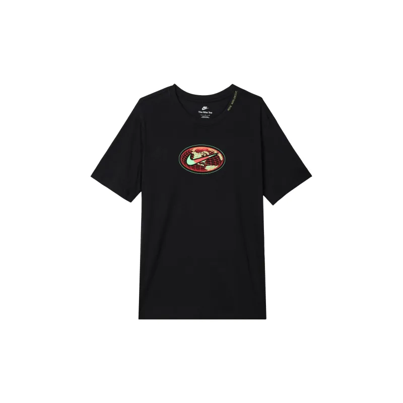 Nike Drop Shoulder Sleeve T-Shirt Men's Black-0