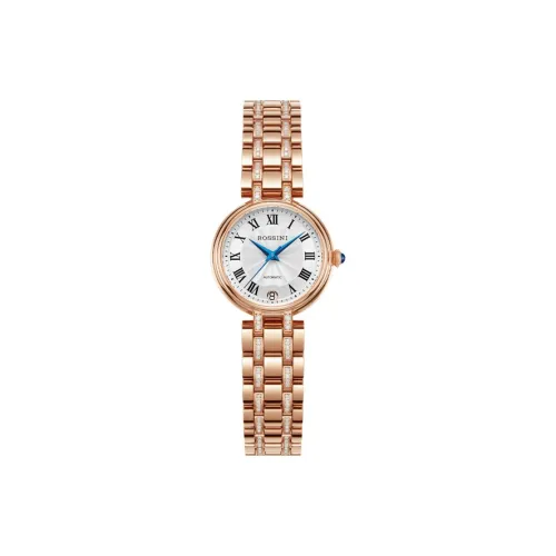 ROSSINI Mechanical Movement Stainless Steel Watchband Watch Women's Watch White Dial R50166