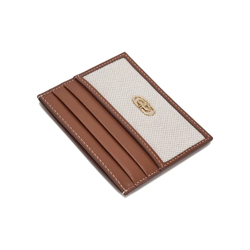 PEDRO Cow Leather Card Holder Regular Men's Black/Light Umber-7