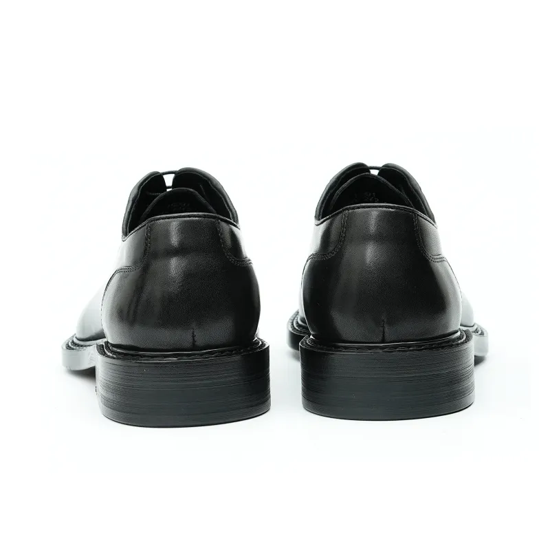 ASTON M.JAZZ Dress Shoes Men Low Top Black/Coffee-6