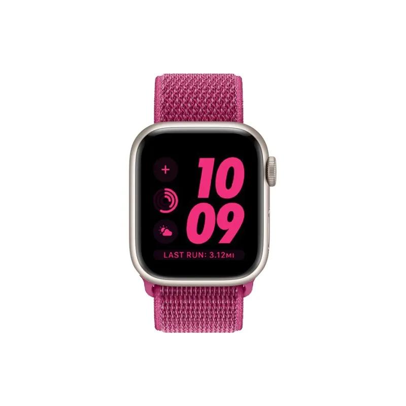LeYu Apple Compatibility Watch Band Loopback Nylon Material-76