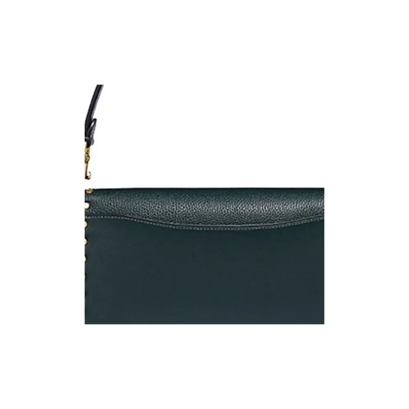 COACH Tabby Cow Leather God Of Wine Bag, Shoulder Bag, Crossbody Bag Women's Green-5