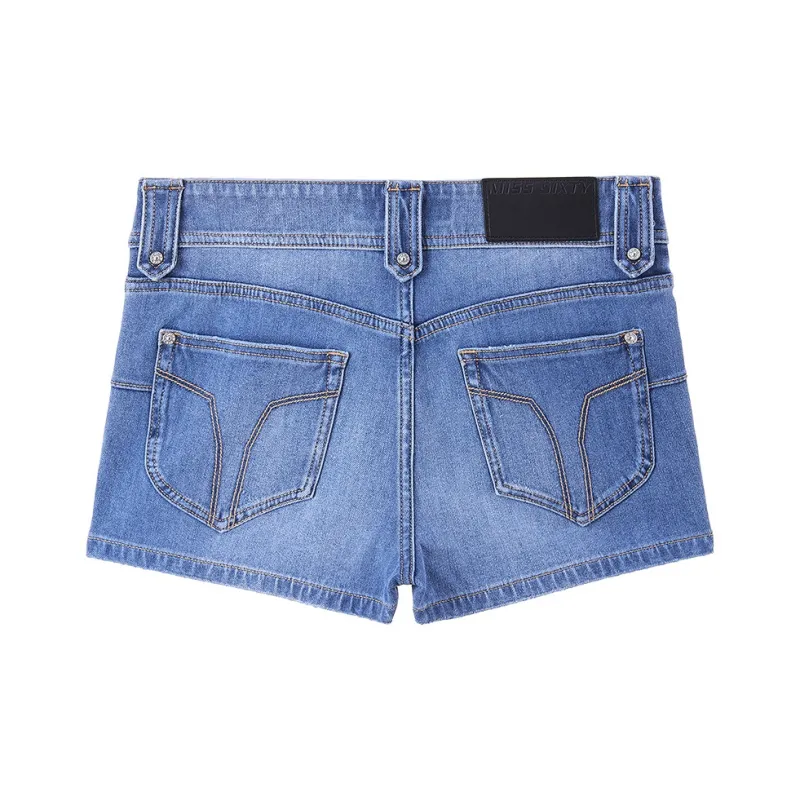 Miss Sixty Denim Shorts Women's Medium Blue-1