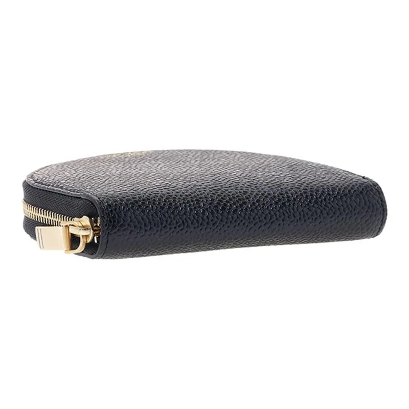 THOM BROWNE· Calfskin Wallet Coin Purse Trumpets Women's Black-2