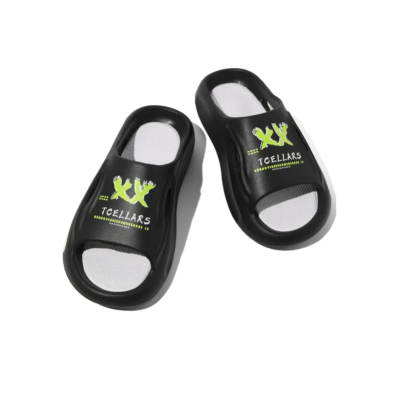 TCELLARS Graffiti Quiet Slip Resistant Odor Resistant Abrasion Resistant Quick Dry Antibacterial Slide Slippers Unisex-4