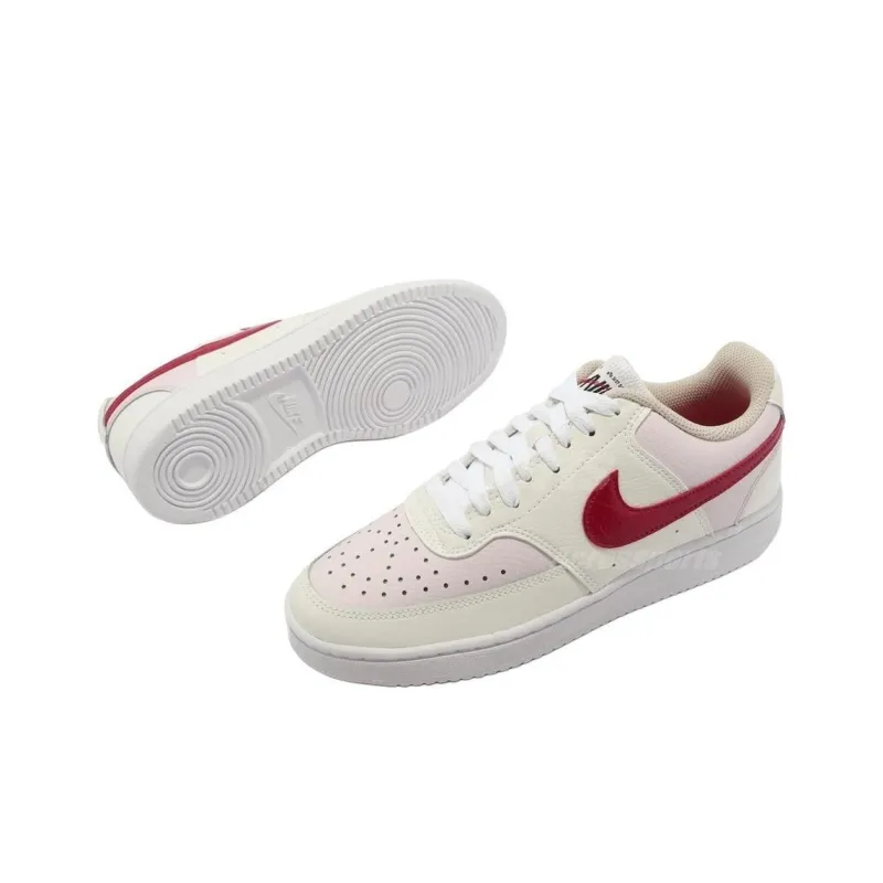 Nike Court Vision Low 'White Pink Red' Women's-4